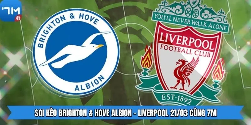 Soi Kèo Brighton & Hove Albion - Liverpool 21/03 Cùng 7m